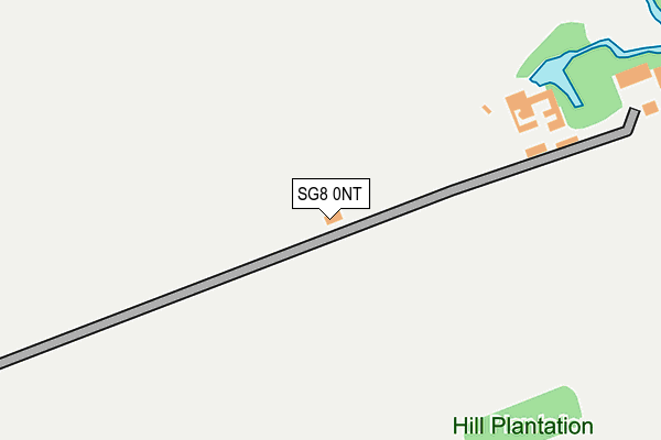 SG8 0NT map - OS OpenMap – Local (Ordnance Survey)