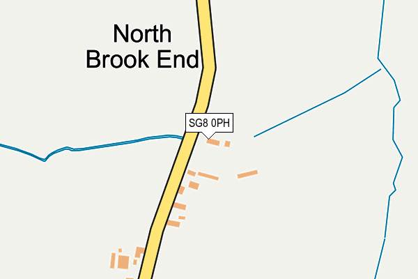 SG8 0PH map - OS OpenMap – Local (Ordnance Survey)