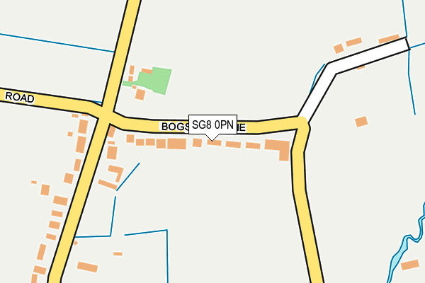 SG8 0PN map - OS OpenMap – Local (Ordnance Survey)