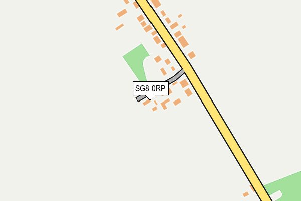 SG8 0RP map - OS OpenMap – Local (Ordnance Survey)