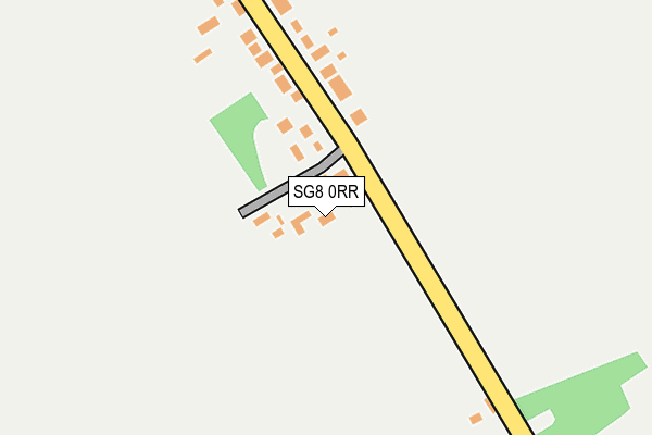 SG8 0RR map - OS OpenMap – Local (Ordnance Survey)