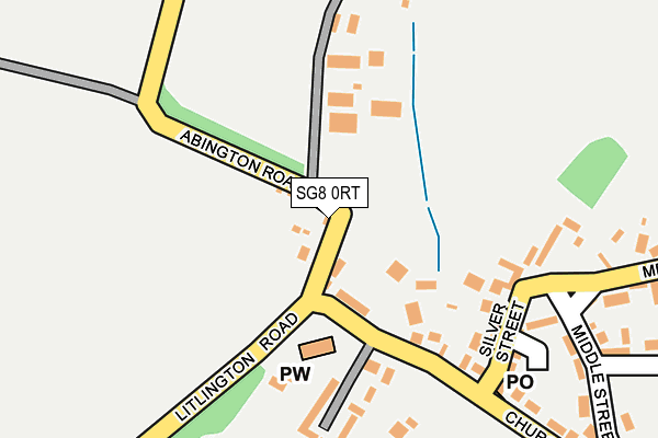 SG8 0RT map - OS OpenMap – Local (Ordnance Survey)