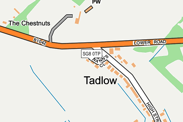 SG8 0TP map - OS OpenMap – Local (Ordnance Survey)