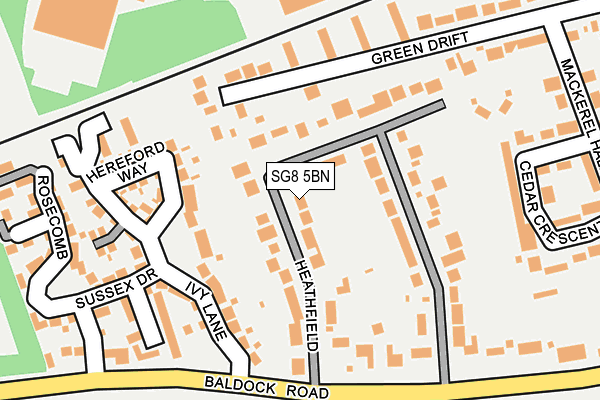 Map of STARVENE LIMITED at local scale