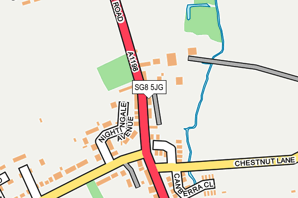 Map of CW LANDSCAPE DESIGN LTD at local scale