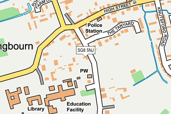 Map of CHRISTIAN SPENCE HEALTH MATTERS LTD at local scale