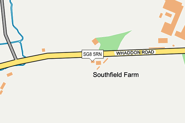 SG8 5RN map - OS OpenMap – Local (Ordnance Survey)