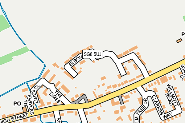 Map of SJB PAYMENTS CONSULTING LTD at local scale