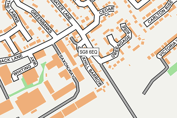 SG8 6EQ map - OS OpenMap – Local (Ordnance Survey)