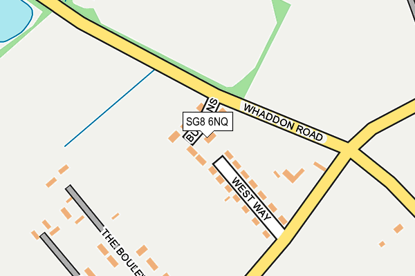 SG8 6NQ map - OS OpenMap – Local (Ordnance Survey)