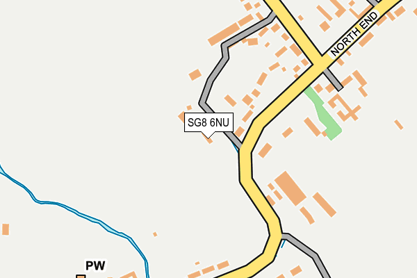SG8 6NU map - OS OpenMap – Local (Ordnance Survey)