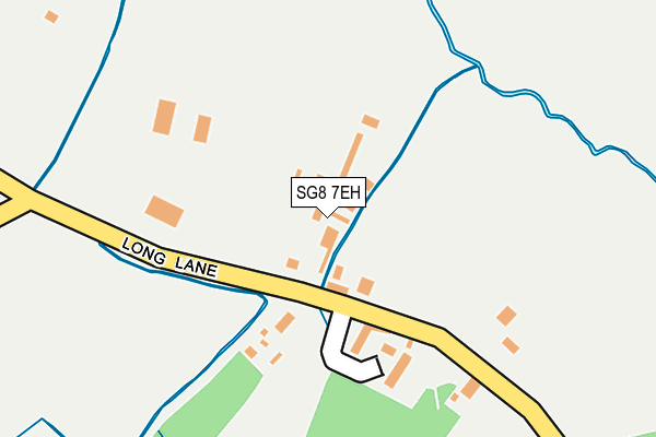 SG8 7EH map - OS OpenMap – Local (Ordnance Survey)