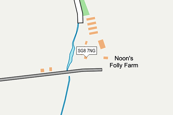 SG8 7NG map - OS OpenMap – Local (Ordnance Survey)