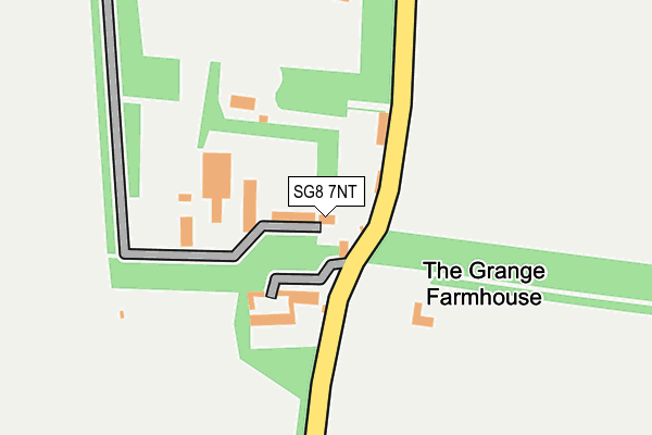 SG8 7NT map - OS OpenMap – Local (Ordnance Survey)