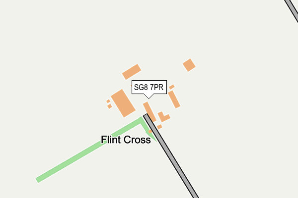 SG8 7PR map - OS OpenMap – Local (Ordnance Survey)