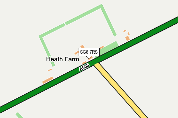 SG8 7RS map - OS OpenMap – Local (Ordnance Survey)