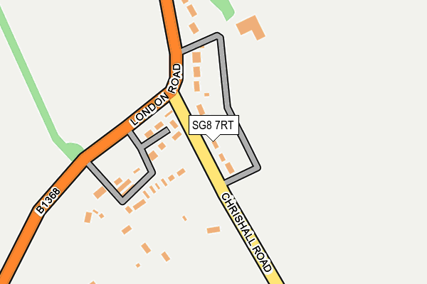 SG8 7RT map - OS OpenMap – Local (Ordnance Survey)