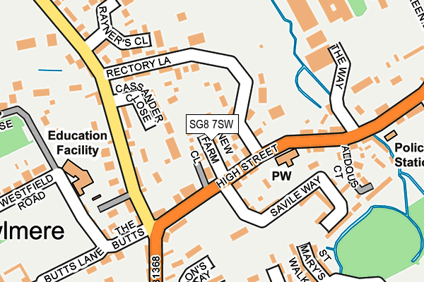 Map of CHRIS DENTON LIMITED at local scale