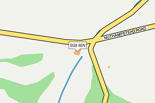 SG8 8EN map - OS OpenMap – Local (Ordnance Survey)