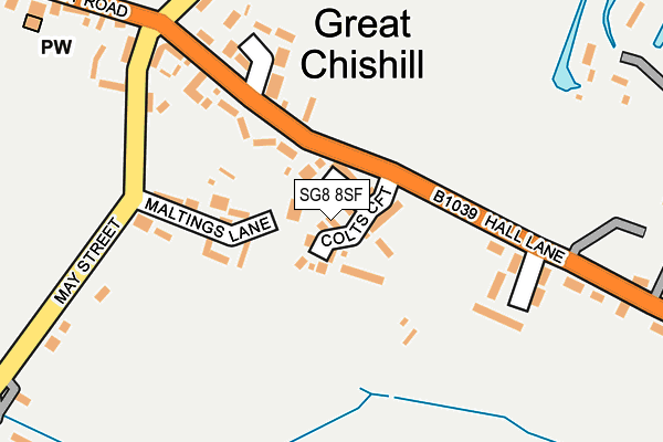 Map of GINGER BRIX LIMITED at local scale