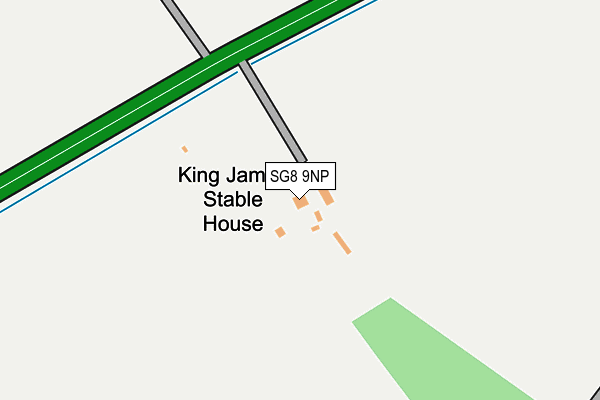 SG8 9NP map - OS OpenMap – Local (Ordnance Survey)