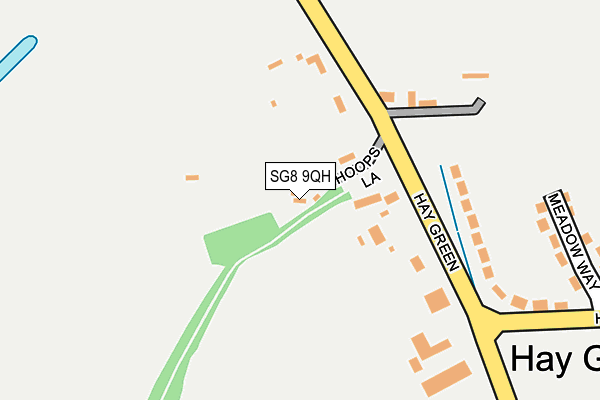 SG8 9QH map - OS OpenMap – Local (Ordnance Survey)