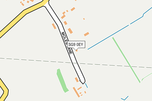 SG9 0EY map - OS OpenMap – Local (Ordnance Survey)