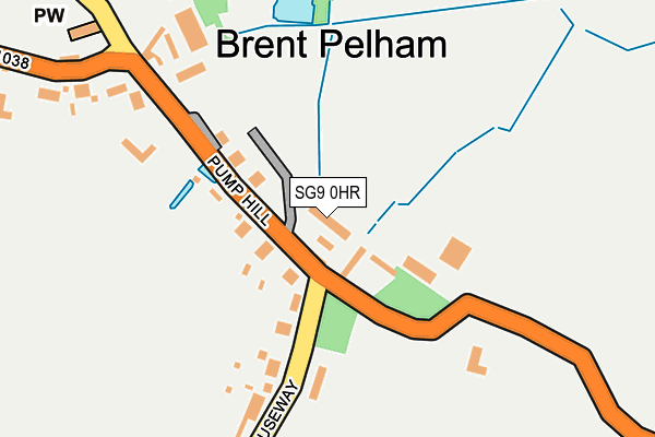 SG9 0HR map - OS OpenMap – Local (Ordnance Survey)