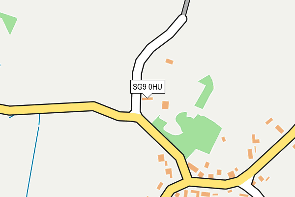 SG9 0HU map - OS OpenMap – Local (Ordnance Survey)