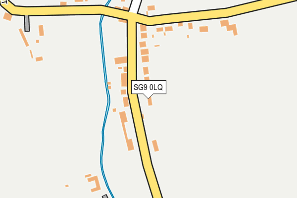 SG9 0LQ map - OS OpenMap – Local (Ordnance Survey)