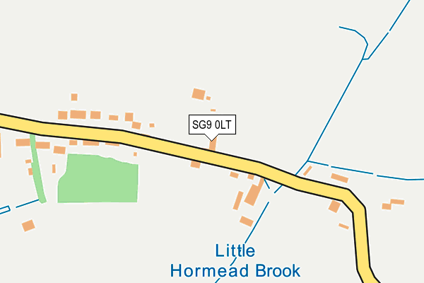 SG9 0LT map - OS OpenMap – Local (Ordnance Survey)