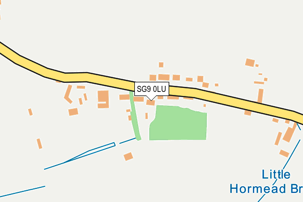 SG9 0LU map - OS OpenMap – Local (Ordnance Survey)
