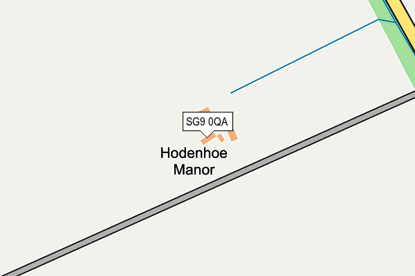 SG9 0QA map - OS OpenMap – Local (Ordnance Survey)