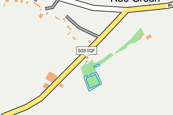 SG9 0QF map - OS OpenMap – Local (Ordnance Survey)