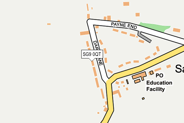 SG9 0QT map - OS OpenMap – Local (Ordnance Survey)