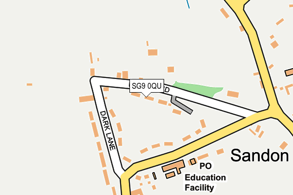 SG9 0QU map - OS OpenMap – Local (Ordnance Survey)