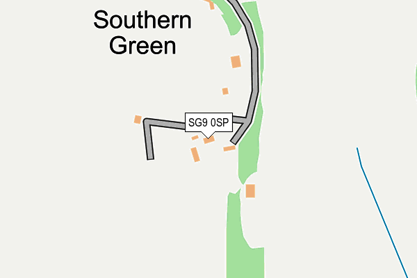 SG9 0SP map - OS OpenMap – Local (Ordnance Survey)