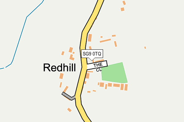 SG9 0TQ map - OS OpenMap – Local (Ordnance Survey)