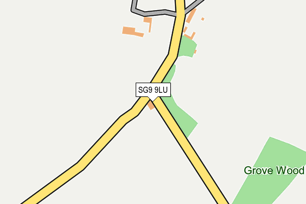 SG9 9LU map - OS OpenMap – Local (Ordnance Survey)
