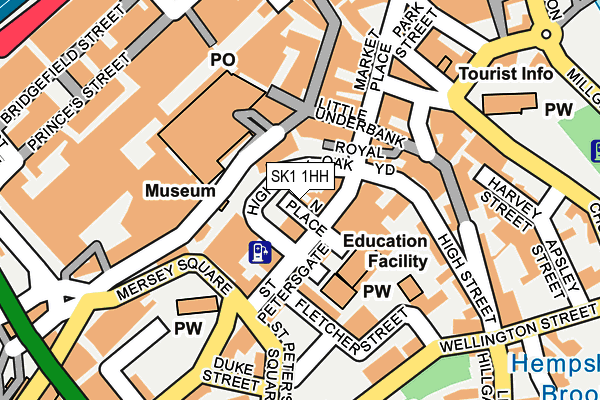 SK1 1HH map - OS OpenMap – Local (Ordnance Survey)