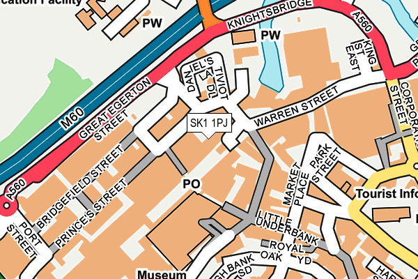 SK1 1PJ map - OS OpenMap – Local (Ordnance Survey)