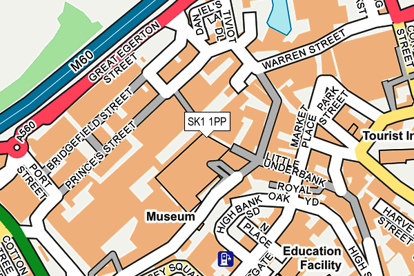 SK1 1PP map - OS OpenMap – Local (Ordnance Survey)