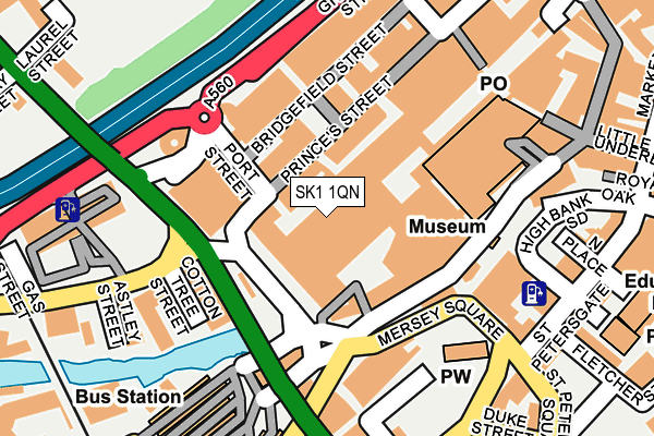 SK1 1QN map - OS OpenMap – Local (Ordnance Survey)