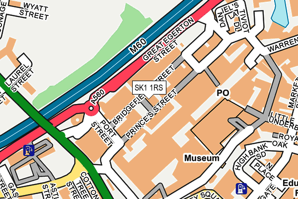 SK1 1RS map - OS OpenMap – Local (Ordnance Survey)