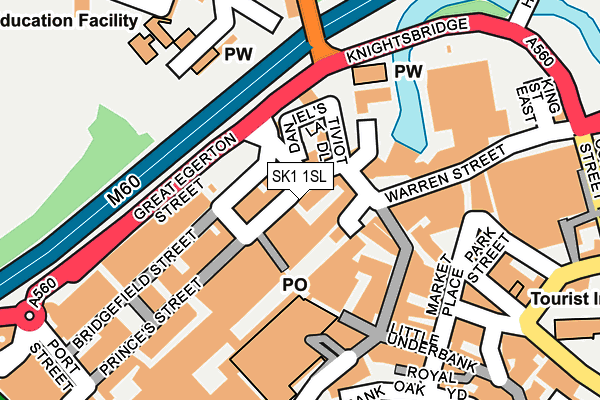 SK1 1SL map - OS OpenMap – Local (Ordnance Survey)