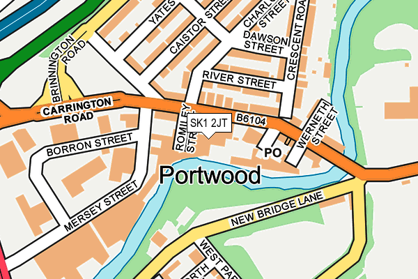 Map of HODKINSON LOWE PROPERTY MANAGEMENT LIMITED at local scale