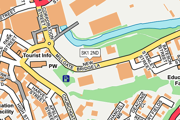 SK1 2ND map - OS OpenMap – Local (Ordnance Survey)