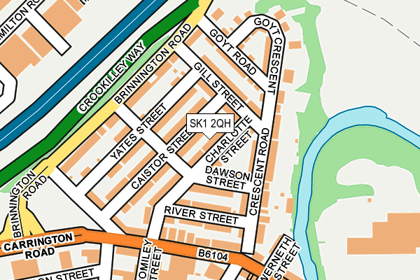 SK1 2QH map - OS OpenMap – Local (Ordnance Survey)