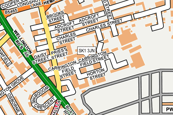 SK1 3JN map - OS OpenMap – Local (Ordnance Survey)