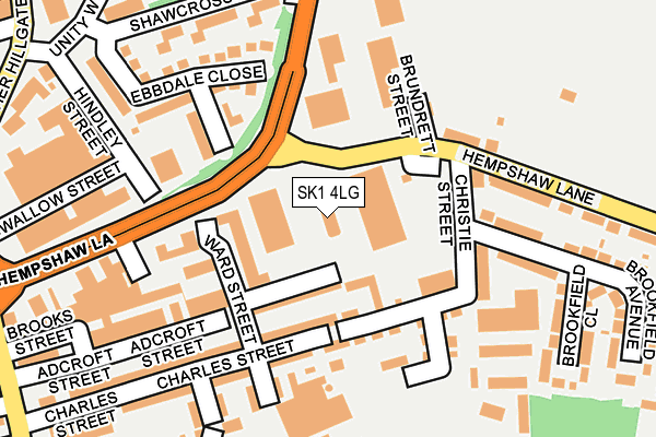 SK1 4LG map - OS OpenMap – Local (Ordnance Survey)